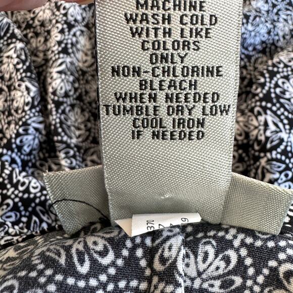 Catherines Women Button Front Blouse Top Size 4X Floral Flowy Lightweight Office - Picture 5 of 7